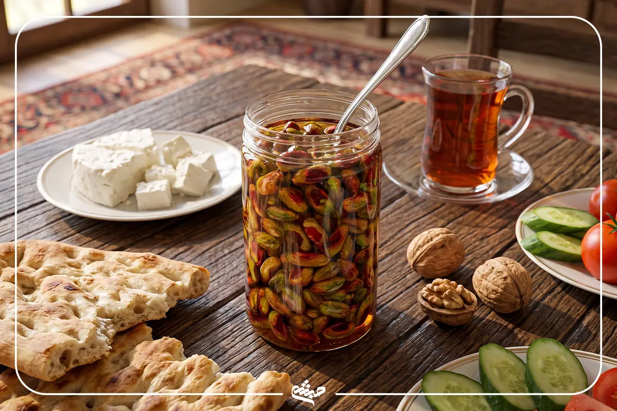 بررسی قیمت و راهنمای خرید مربا پسته ۵۰۰ گرمی حبشی در ظرف نشکن