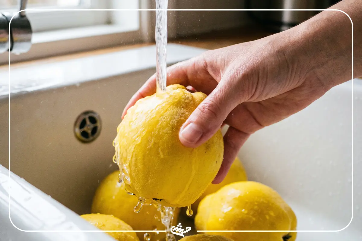 شستشو مربا به برای درست کردن مربا به