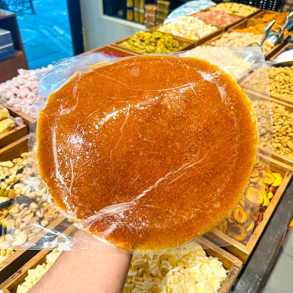 لواشک زردآلو مخلوط شیرین