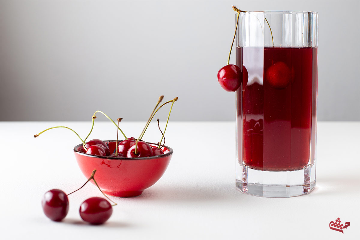 شربت خانگی آلبالو مخصوص حبشی